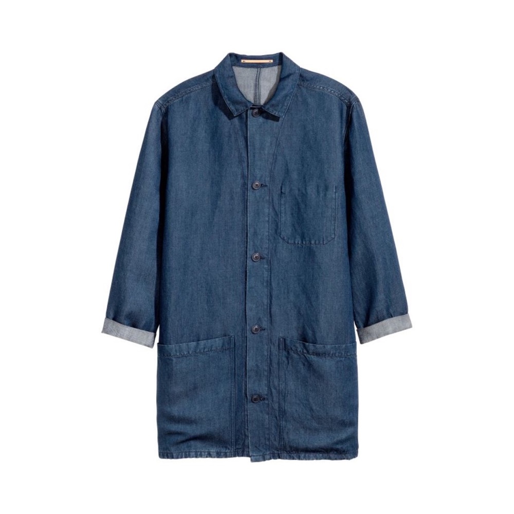 H&M Uni Jacket 3 Denim Collared Button Down Chore Style | X-Small